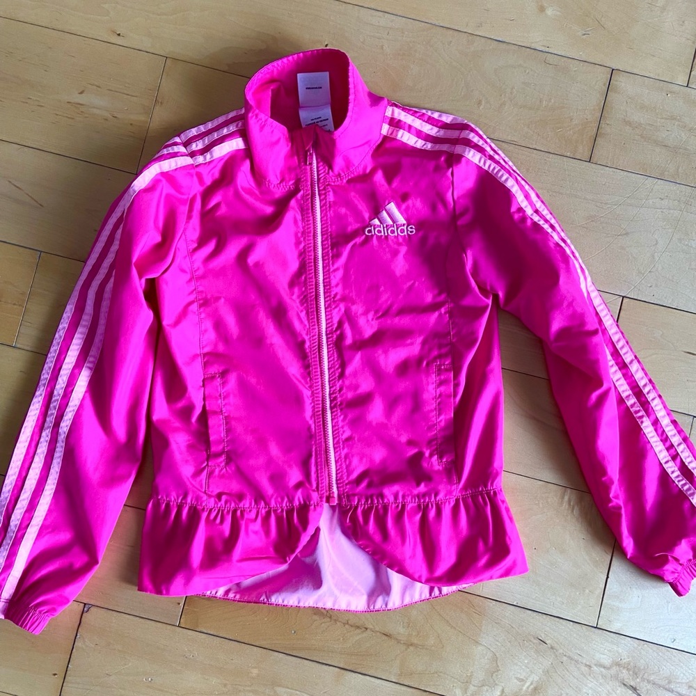 Girls Adidas spring jacket size 6